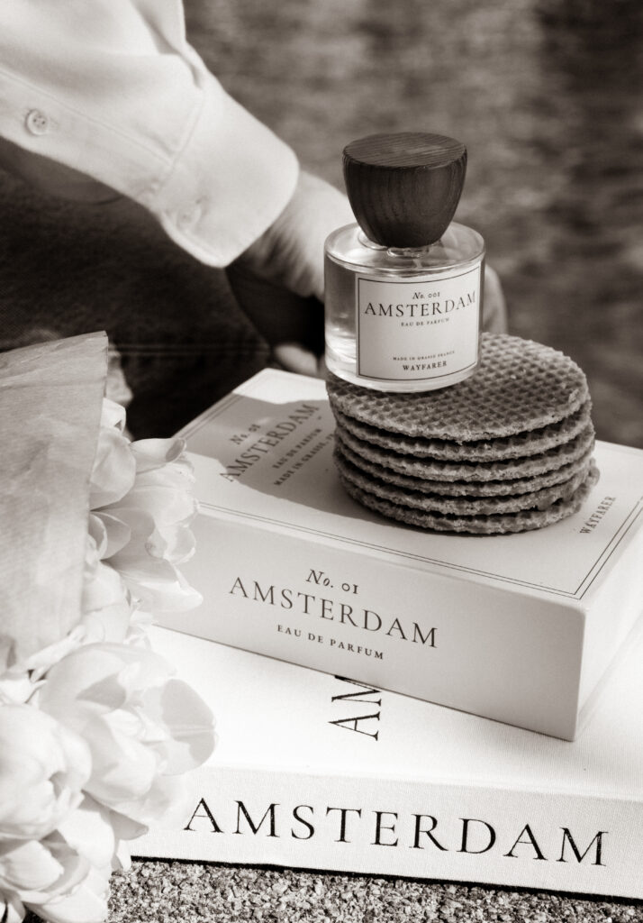 niche perfume brand Wayfarer; showcasing a unisex luxury niche perfume brand